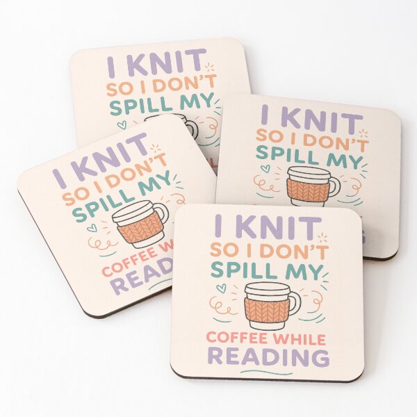 Item preview, I knot so I don't spill my coffee while reading  designed and sold by Iail Ioa.