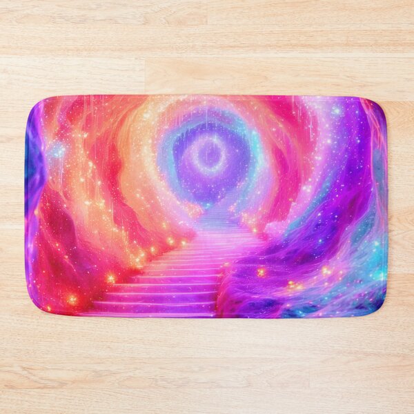 Item preview, Stairs leading into a bright, colorful tunnel designed and sold by Mianku | Für das Leben.