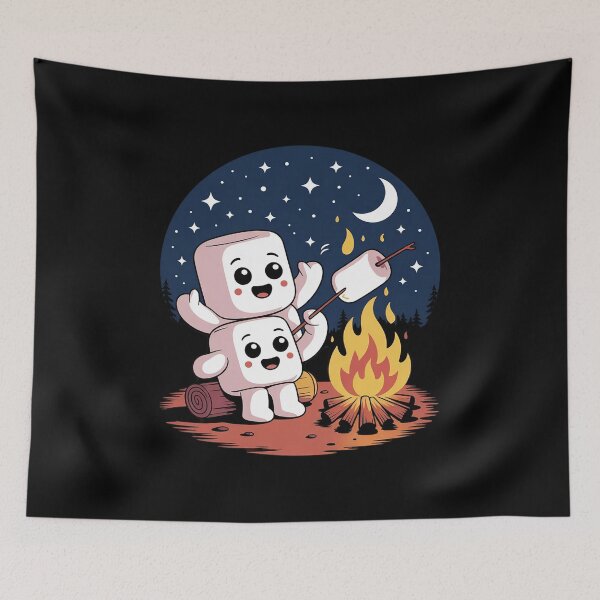 Item preview, Smores S'mores Marshmallow Campfire Camping Roasting Bonfire  designed and sold by NailMolisa.