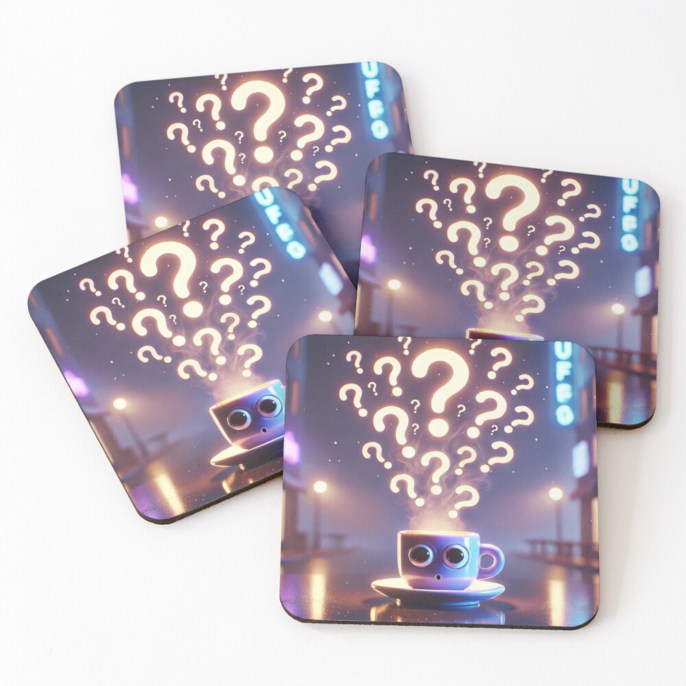 Item preview, Coasters (Set of 4) designed and sold by ComedyInkFactor.