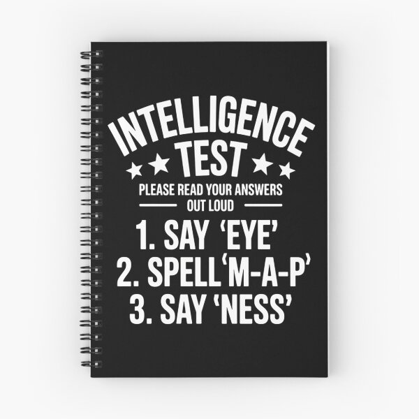 Item preview, Intelligence Test Humor Funny Sarcasm designed and sold by FlankinMew.