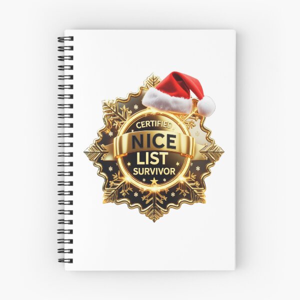 Item preview, Nice List Survivor holiday humor designed and sold by SloganSauce.