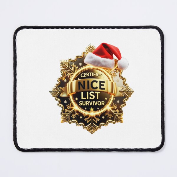Item preview, Nice List Survivor holiday humor designed and sold by SloganSauce.