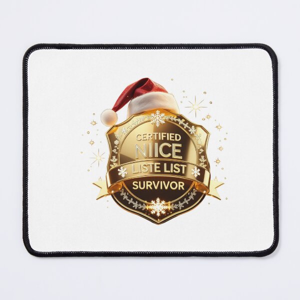 Item preview, Nice List Survivor santa list joke designed and sold by SloganSauce.
