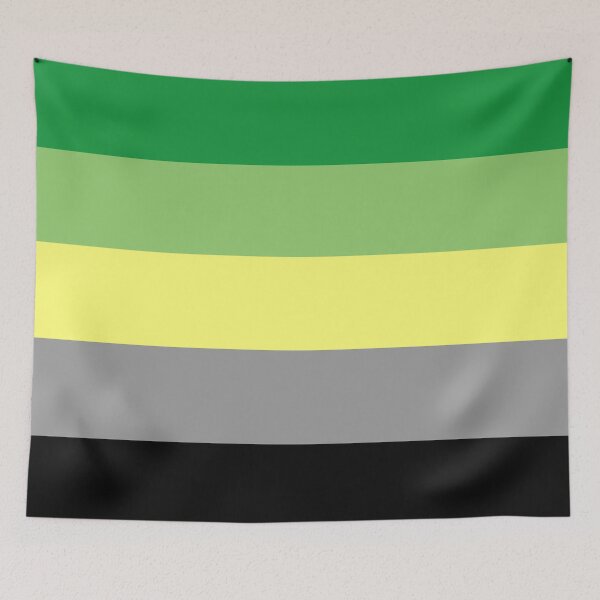 Item preview, Aromantic Pride Flag (v.1) designed and sold by porcupride.