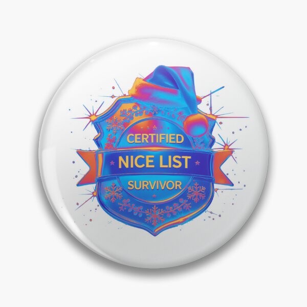 Item preview, Nice List Survivor festive humor designed and sold by SloganSauce.