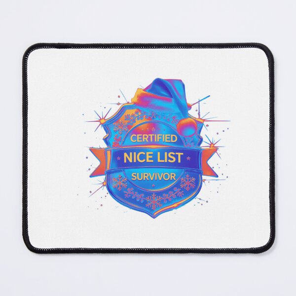 Item preview, Nice List Survivor festive humor designed and sold by SloganSauce.