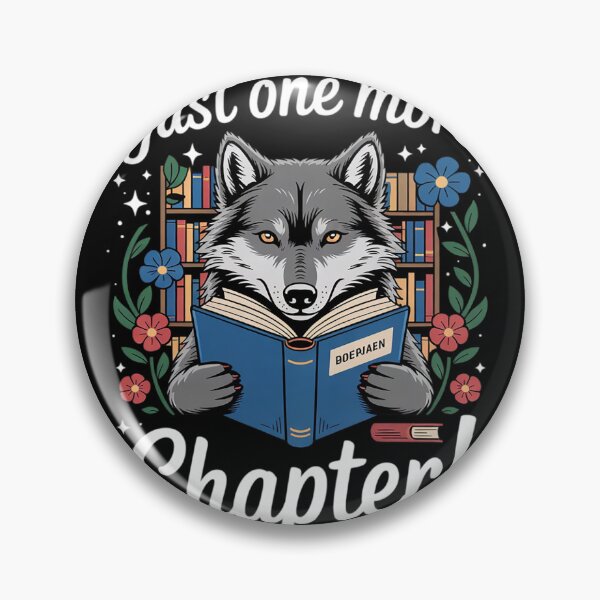 Item preview, just one more chapter Reading Wolf read books lovers Wolf  designed and sold by MyzoToyota.