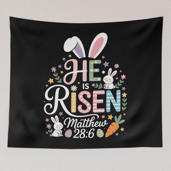 Item preview, Jesus Christian Happy Easter designed and sold by FlankinMew.