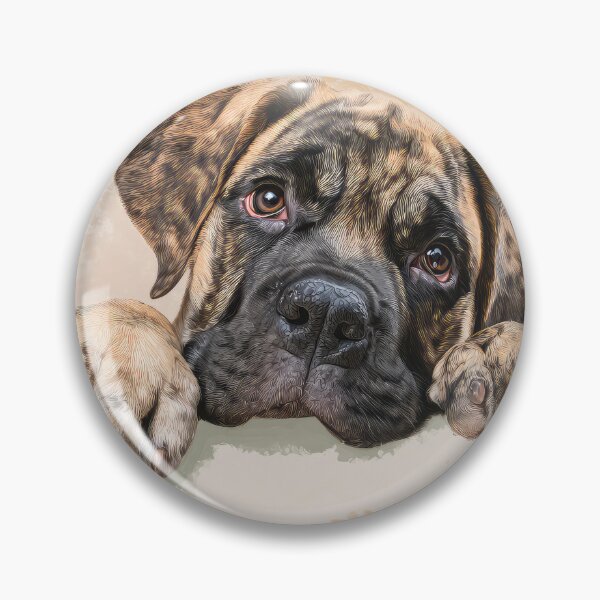 Item preview, Mastiff Peeking over Wall 03 designed and sold by Elisabeth Lucas.