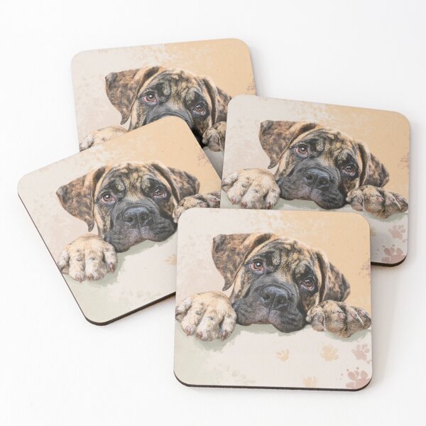 Item preview, Mastiff Peeking over Wall 03 designed and sold by Elisabeth Lucas.