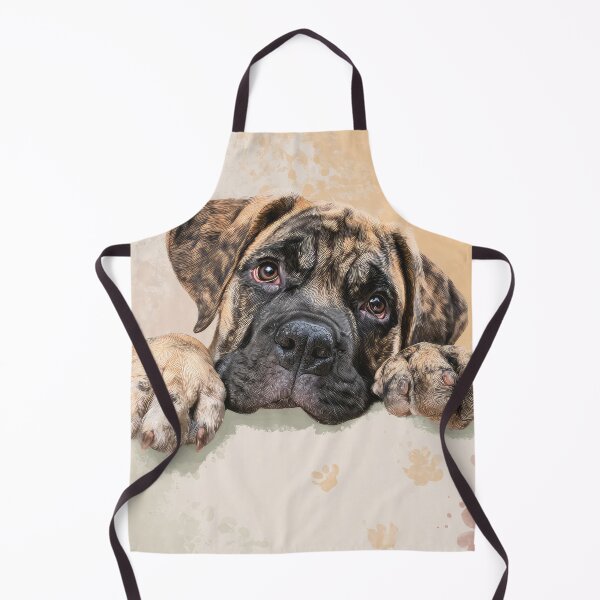 Item preview, Mastiff Peeking over Wall 03 designed and sold by Elisabeth Lucas.