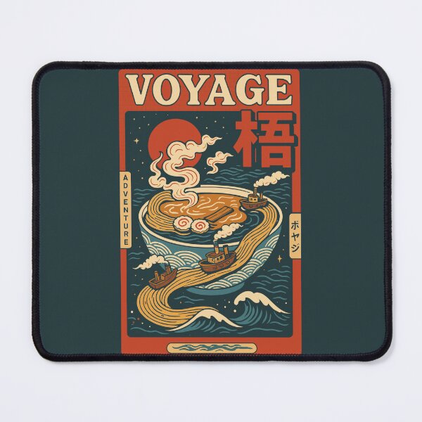 Item preview, Ramen Bowl Planet Voyage - Vintage Japanese Travel designed and sold by Teeseas Wave.