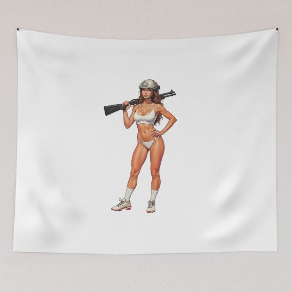 Item preview, Shotgun Girl – Beauty with Firepower designed and sold by RAWLIFEGRAPHIC.