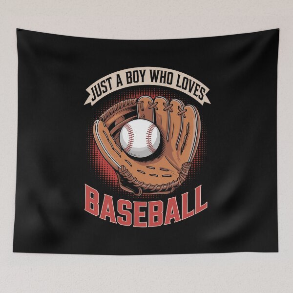 Item preview, Just A Boy Who Loves Baseball designed and sold by FlankinMew.