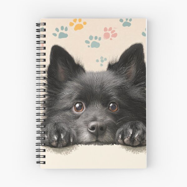 Item preview, Schipperke Peeking over Wall 01 designed and sold by Elisabeth Lucas.