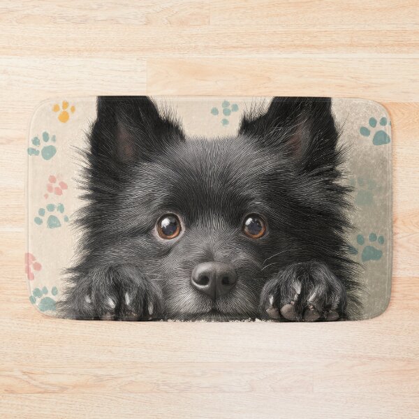Item preview, Schipperke Peeking over Wall 01 designed and sold by Elisabeth Lucas.