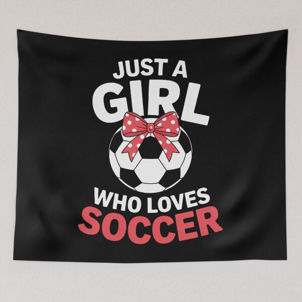 Item preview, Just a Girl who loves Soccer designed and sold by FlankinMew.