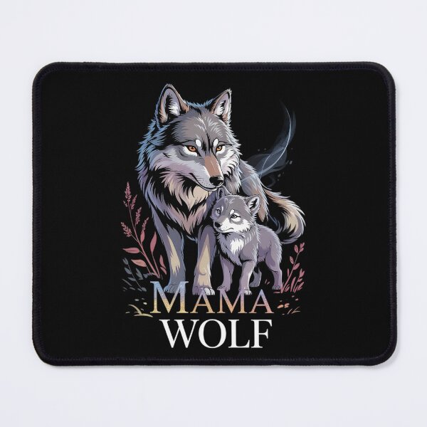 Item preview, Mama Wolf & Baby Wolf Love Mom and Kids - Mothers Day designed and sold by KotexTemu.
