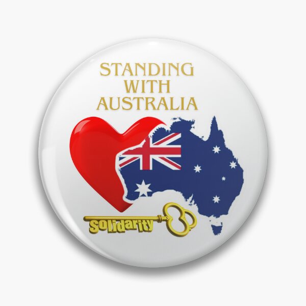 Item preview, Standing With Australia designed and sold by SloganSauce.