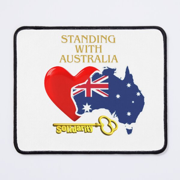 Item preview, Standing With Australia designed and sold by SloganSauce.