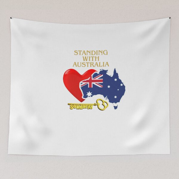 Item preview, Standing With Australia designed and sold by SloganSauce.