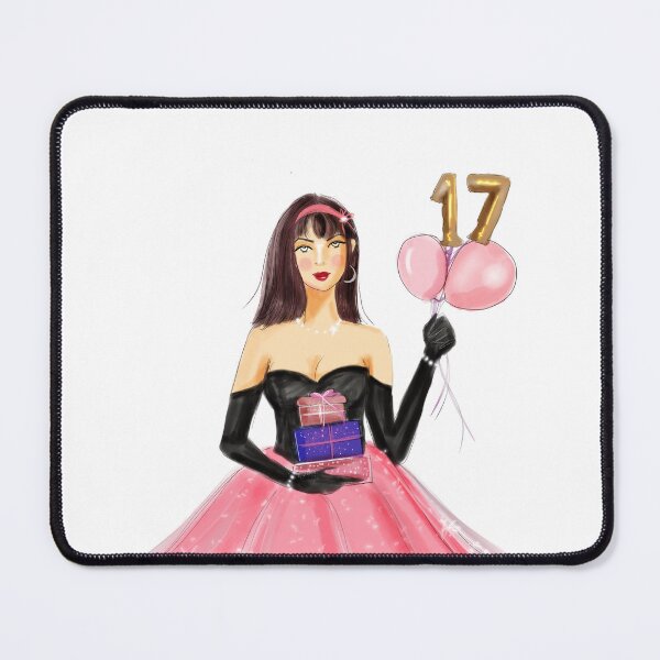 Item preview, Happy 17 birthday designed and sold by Meghaillustrat.