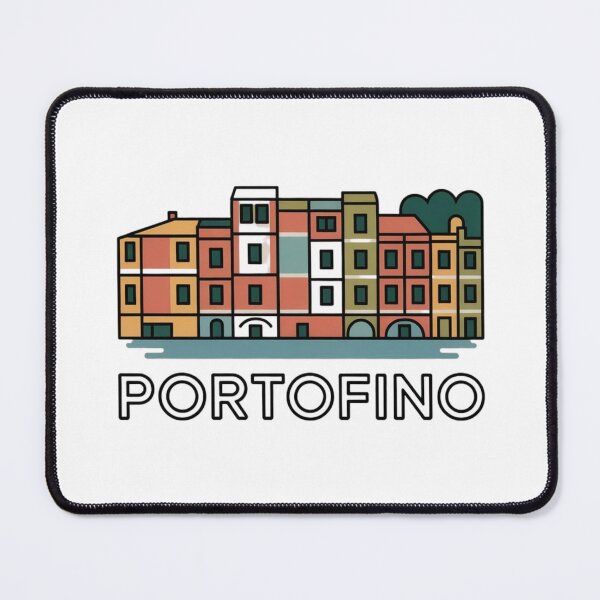 Item preview, Portofino Harbour Houses Minimal Travel Design designed and sold by Timeless Design.