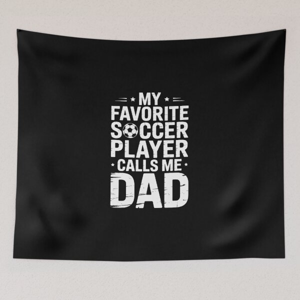 Item preview, My Favorite Soccer Player Calls Me Dad Fathers Day designed and sold by FlankinMew.