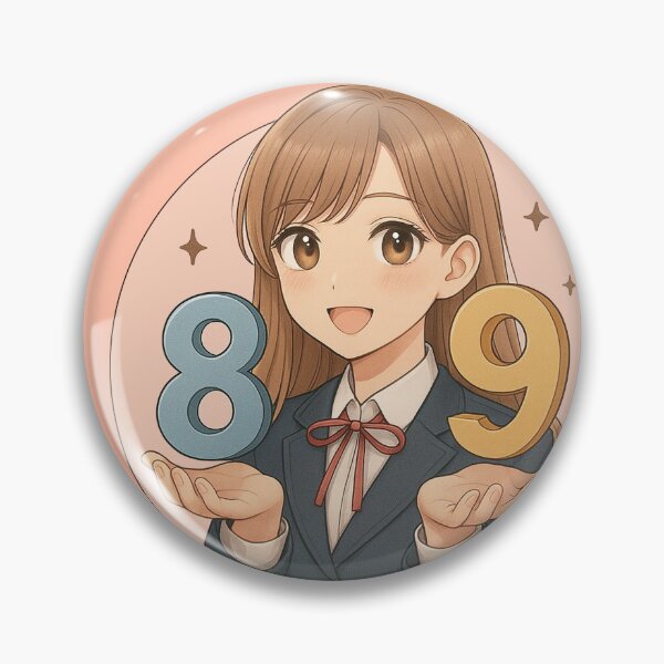 Item preview, Himeno Ai × 89 Not 67 Original JK Shoujo Anime Girl Number Illustration designed and sold by Mog Mog Eatalot – Tokyo x A’dam Mashup.