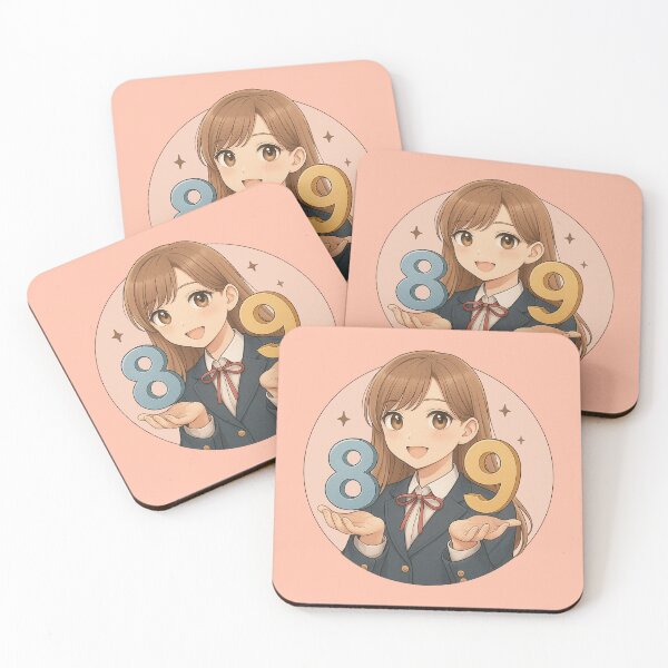 Item preview, Himeno Ai × 89 Not 67 Original JK Shoujo Anime Girl Number Illustration designed and sold by Mog Mog Eatalot – Tokyo x A’dam Mashup.