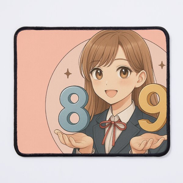 Item preview, Himeno Ai × 89 Not 67 Original JK Shoujo Anime Girl Number Illustration designed and sold by Mog Mog Eatalot – Tokyo x A’dam Mashup.