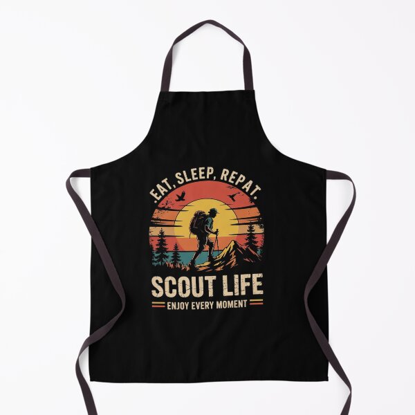 Item preview, Vintage Eat Sleep Scout Repeat Camping  designed and sold by InspiredFoul.