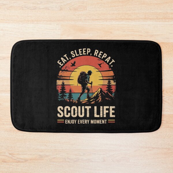 Item preview, Vintage Eat Sleep Scout Repeat Camping  designed and sold by InspiredFoul.