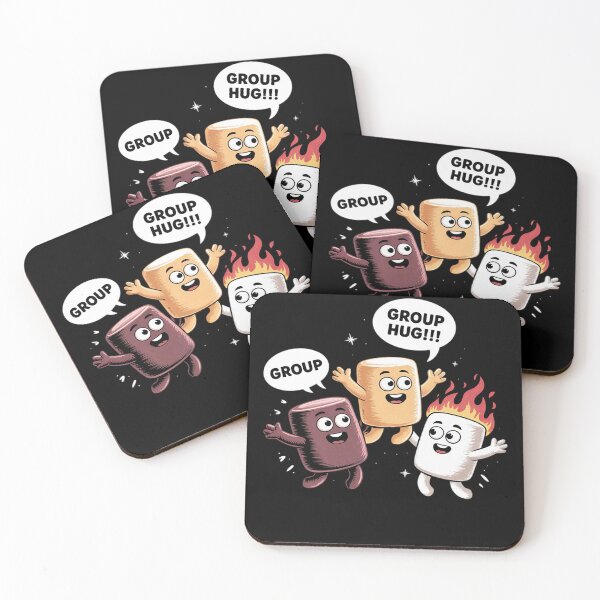 Item preview, Womens Camping S'mores Smores Roasted Marshmallow Group Hug  designed and sold by InspiredFoul.