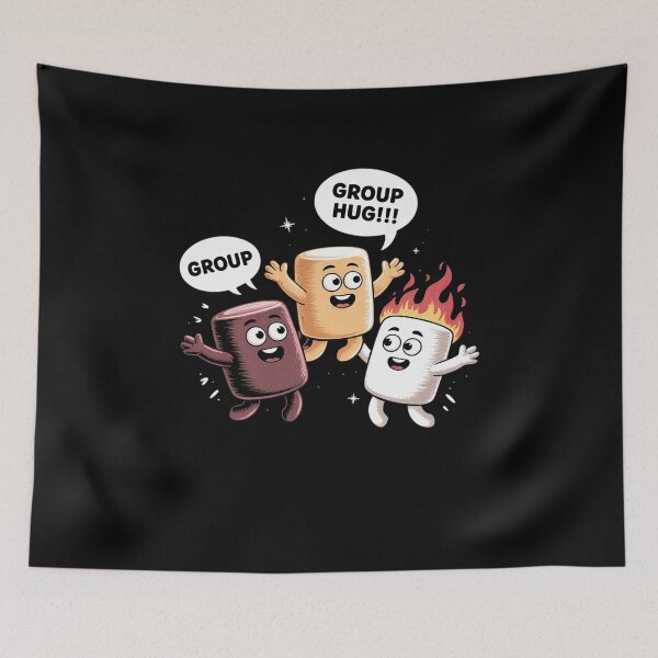 Item preview, Womens Camping S'mores Smores Roasted Marshmallow Group Hug  designed and sold by InspiredFoul.