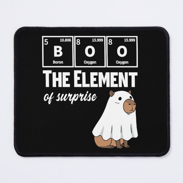 Item preview, Boo The Element Of Surprise Capybara Ghost Funny Science Design designed and sold by KnotQualified.
