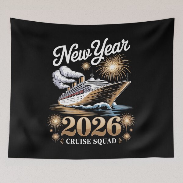 Item preview, New Year Cruise Squad 2026 Years Eve Party Vacation Matching designed and sold by SiegridOffical.