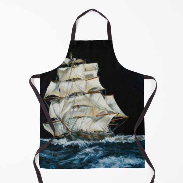 Item preview, Ariel sailing under a full moon designed and sold by Mackenzie Moulton International Artist .