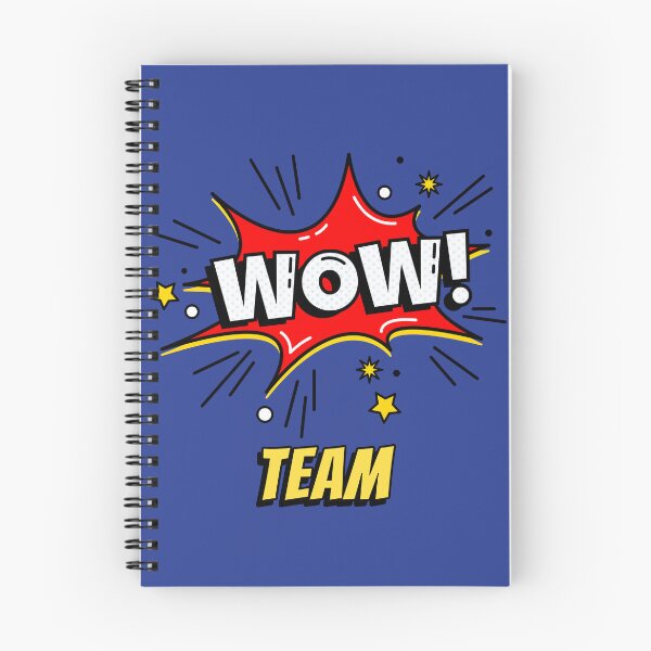 Item preview, WOW TEAM Comic Book Design designed and sold by JusTiceT-shirts.
