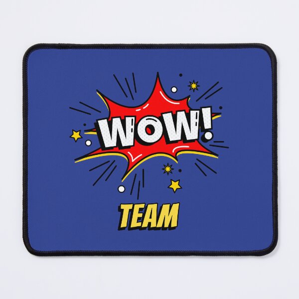 Item preview, WOW TEAM Comic Book Design designed and sold by JusTiceT-shirts.