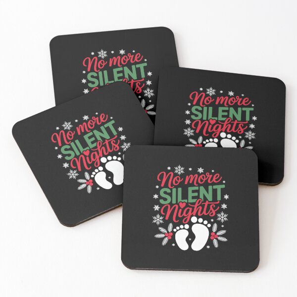 Item preview, No More Silent Nights Baby Pregnancy Announcement Christmas designed and sold by HeinzanoWeno.