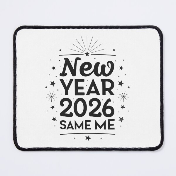 Item preview, NEW YEAR 2026 SAME SAME ME Typography designed and sold by lamabream.