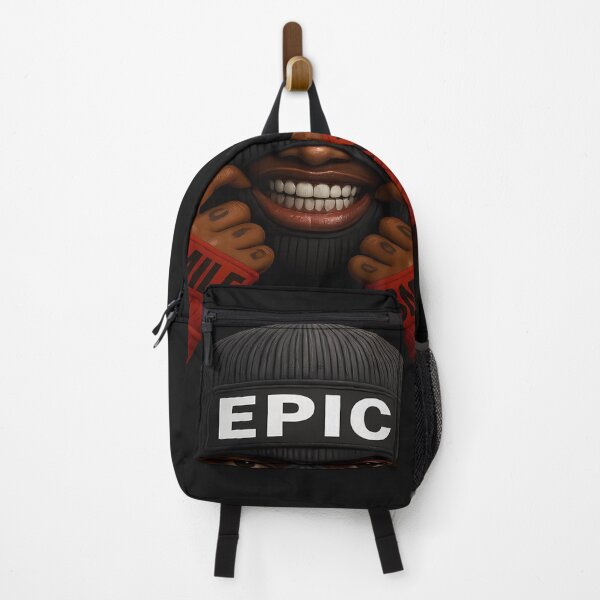 Item preview, EPIC Balaclava Smile — Streetwear Masked Portrait with SMILE Gloves | Urban Graphic Tee designed and sold by Raslanity.