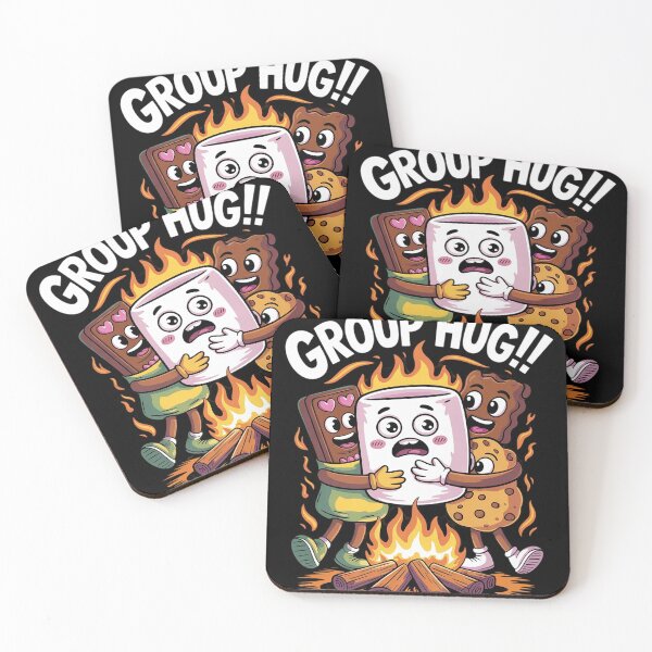 Item preview, Womens Group Hug Marshmallow Campfire Snack Funny Camping 1  designed and sold by InspiredFoul.