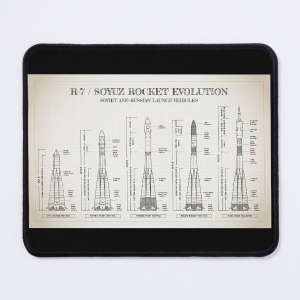 Item preview, Soyuz Rocket Evolution (Ivory Brown) designed and sold by BGALAXY.