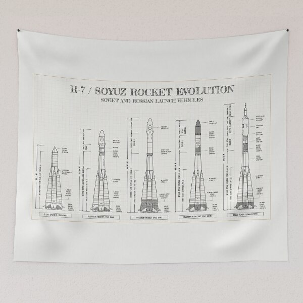 Item preview, Soyuz Rocket Evolution (Ivory Brown) designed and sold by BGALAXY.