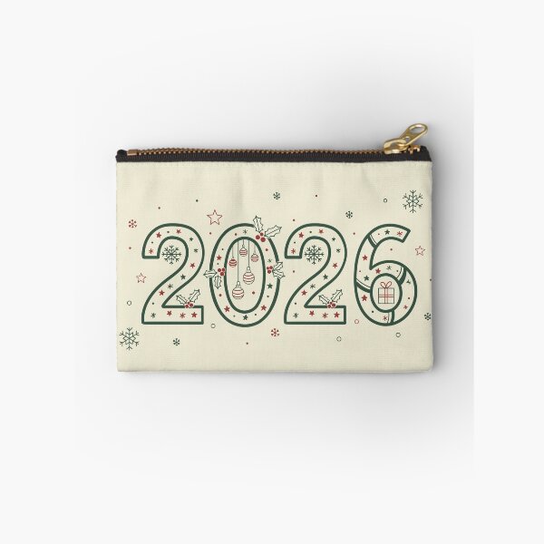 Item preview, 2026 Christmas Design | Minimalist Holiday Numbers with Cute Decorations designed and sold by Xatutik.art.