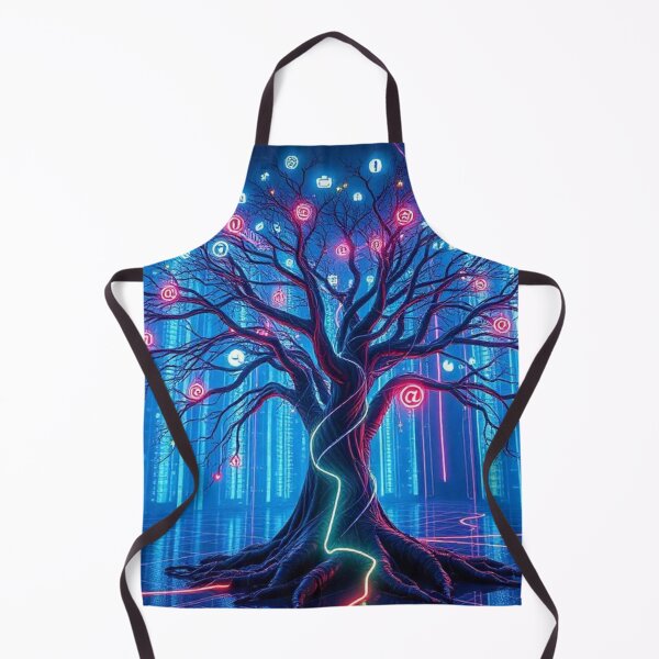 Item preview, Digital Neon Tree of Connectivity designed and sold by Wonderful Designs.