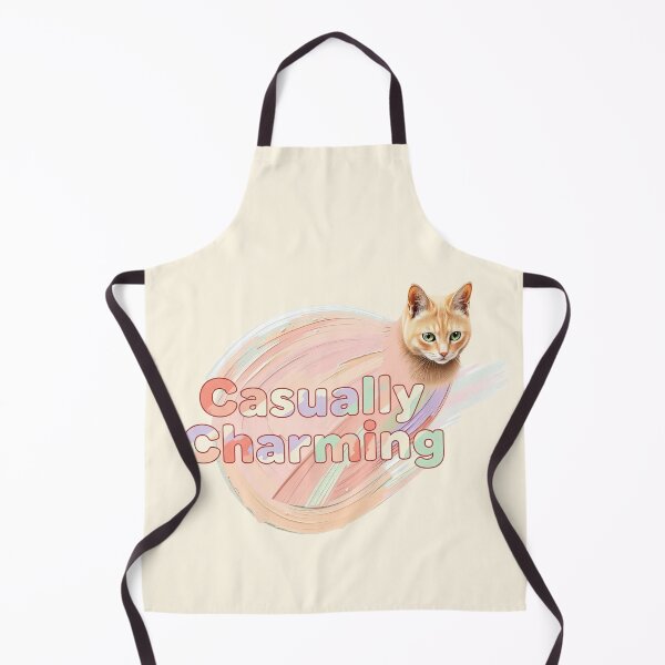 Item preview, Casually Charming Cat Aesthetic - Pastel Brush Stroke Design designed and sold by MCT-GALLERY.